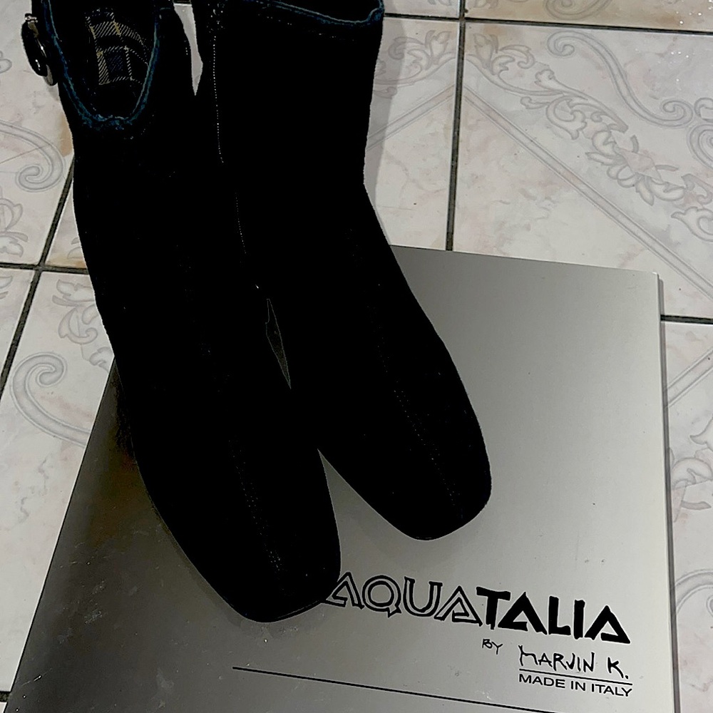 Aquatalia black boots